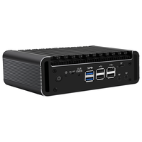 Mini PC Zynshiled 4LAN avec Intel N100, 4 cartes réseau 2.5G max. DDR5 32 Go de RAM M.2 NVMe HDMI 1.4 DP 1.4 TF pour Windows Linux