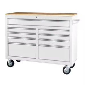 Armoire à outils roulante robuste à 6 tiroirs, coffre de rangement verrouillable, capacité de charge de 300 kg, roulettes pivotantes, organisateur d'<span class=keywords><strong>atelier</strong></span> - Product Image 2