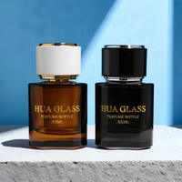 Penjual Grosir Botol Parfum Desain Ramah Lingkungan Dinding Tebal Persegi 30ml/50ml/100ml Kustom yang Laris Manis