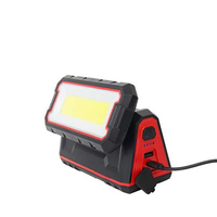 Lampe de travail magnétique portable, rechargeable, COB LED, 1200LM, rotative, étanche, avec aimant puissant, pour réparation automobile, garage, camping