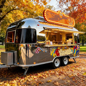 Remolque de Comida Móvil de Acero Inoxidable de Lujo con Cocina Completa, Cafetería y Barbacoa para Catering de Dulces y Papas Fritas, Uso en Interiores y Exteriores - Product Image 3