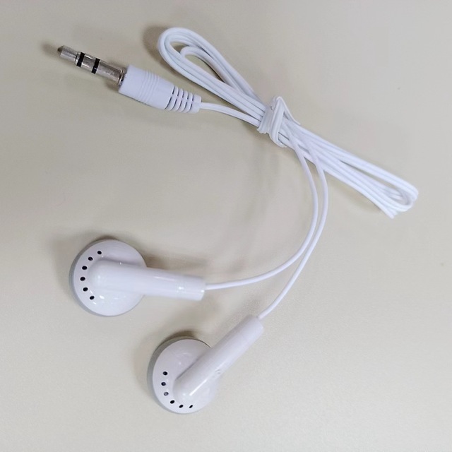 White 3.5mm Wired In-Ear Earphones & Headphones with JL Chipset Custom Fit 1.2m Cord-Promotion Gift