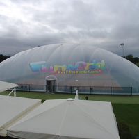 Couverture de piscine transparente extérieure personnalisée, tente dôme de piscine gonflable à air transparent et étanche