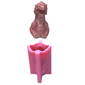 3D формы для мыла и свечей с драконом, силиконовый торт, шоколадная помадка, торт с драконом, формы для выпечки, форма для мыла ручной работы «сделай сам», Новинка