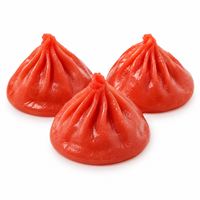 Xiaolongbao Daging Nabati Rasa Tomat 25g Makanan Beku Siap Saji dalam Kemasan 12 Buah/Paket untuk Pembeli Grosir