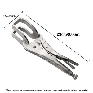 Pince de serrage en acier de 9 pouces pour soudure, pince de soudage en U, pince à souder pour tuyaux, pince à soudure bout à bout, outils à main - Product Image 4