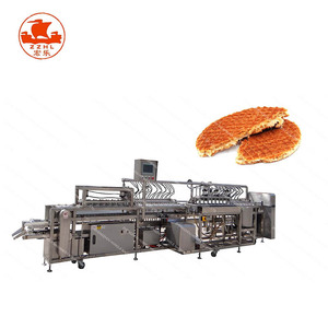 Mini Tự Động Biscuit Sandwich Cookie Điền Dây Chuyền Sản Xuất Với Bánh Sandwich Và Xi-rô - Product Image 2