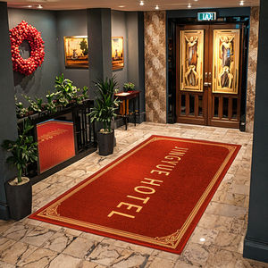 Tapis d'entrée personnalisé <span class=keywords><strong>de</strong></span> haute qualité, grand nylon avec fond en caoutchouc, paillasson intérieur pour la maison, le bureau, l'hôtel et la moto. - Product Image 1