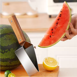 Fácil de Limpar Aço Inoxidável Melancia Slicer Handheld Engrossar Melão Ferramenta De Corte Triângulo Corte Rápido Cortador De Frutas Casa - Product Image 2