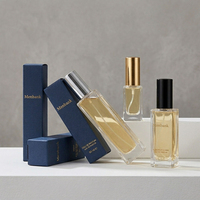 Flacon de parfum de 20 ml avec boîte, flacons carrés en verre de 30 ml et 50 ml, emballage personnalisé de flacon de parfum de luxe