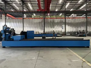 CA-3000 cnc tubo de plasma e máquina de corte perfil/feixe h/em forma de aço/tubo quadrado cortador