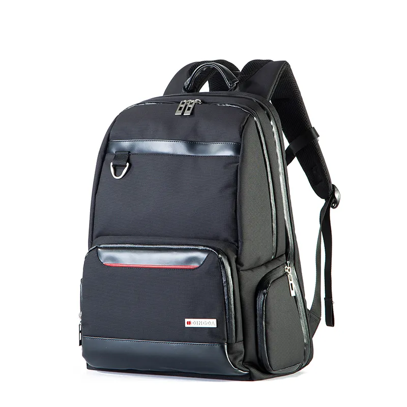 Factory Custom High Quality Travel Business Backpack Bag Mens Extendable Laptop Backpack Black Multifunctional Fashion Male Bag