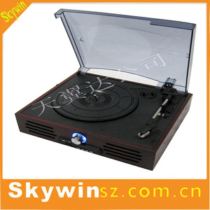 Tocadiscos Skywin 370x165x325mm con Cubierta Antipolvo, Interfaz USB, Reproducción de Vinilos, Compatible con MP3 - Product Image 1