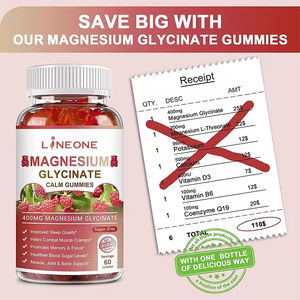 Gummies de glycinate de magnésium OEM, gummies apaisantes, bien dormir, bonbons <span class=keywords><strong>vitamin</strong></span>és, complément alimentaire - Product Image 3