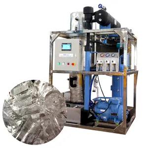 OMT 2000Kg máquina do tubo do gelo 2 Ton Per Day Tubo Comercial Ice maker máquina de fazer gelo