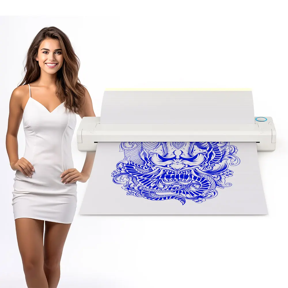 RYYES vendita calda professionale A4 Wireless tatuaggio Stencil termici fotocopiatrice trasferimento tatuaggio macchina stampante
