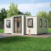 Conception modulaire de villa en conteneurs, assemblage facile, extensible, avec des caractéristiques pliables pour une mise à niveau facile