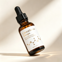 Fournisseur OEM de gouttes liquides de glutathion, suppléments oraux en huile à boire et suppléments éclaircissants pour la peau en gouttes liquides