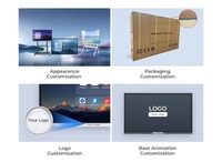 Pizarra Interactiva Inteligente Ultra HD 4K, Máquina Todo en Uno para Videoconferencias, Proyección Inalámbrica, Táctil de 20 Puntos, 13MP Integrada