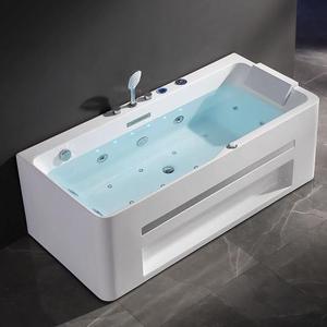Baignoire de massage en acrylique moderne <span class=keywords><strong>avec</strong></span> cascade à bulles Fonctions de surf <span class=keywords><strong>Bain</strong></span> à remous chinois 110 volts - Product Image 1