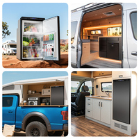 Colku DCR105DA RV Réfrigérateur DC 12v 24v Compresseur 104L Refroidisseur Électrique Réfrigérateur De Voiture