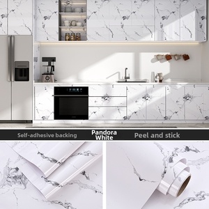 Rouleau d'autocollants muraux en PET pour cuisine, résistant à l'huile, transparent, imperméable, auto-adhésif, résistant à la chaleur - Product Image 2