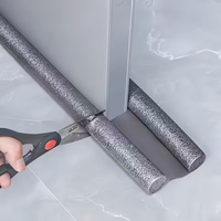 Joint d'étanchéité insonorisant pour porte, anti-vent et anti-bruit, en mousse durable pour bas de porte et interstice, empêche les courants d'air et réduit le bruit pour les portes.