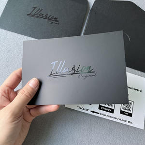 カスタム印刷ロゴ紙カード封筒セットプロモーションスモールビジネス感謝カード - Product Image 5