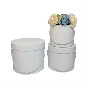 กล่องของขวัญราคาถูกในสต็อก<span class=keywords><strong>กอด</strong></span>ถังรอบถังแบบพกพารอบกล่องดอกไม้ชุดสาม - Product Image 5