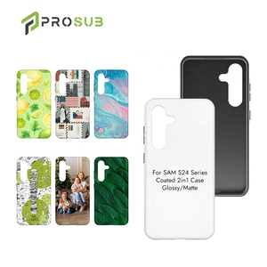 Coque de téléphone Posub 3D Sublimation Blank 2-en-1 en TPU et PC, écologique, antichoc, impression DIY, pour Samsung S24 Ultra - Product Image 4