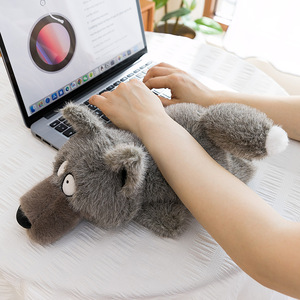 Lindo Peluche de Lobo Pequeño, Lobo Malvado, Feo y Adorable, Relleno de Algodón PP y Poliéster, Muñeco de Peluche Unisex para Dormir, Regalo - Product Image 3