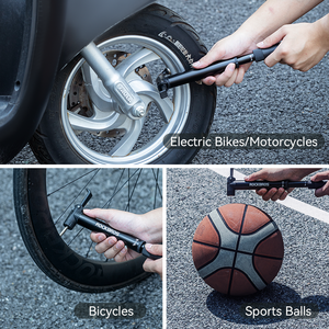 ROCKBROS 자전거 팽창기 압력 게이지 공기 펌프 자전거 액세서리 휴대용 타이어 다중 공구 팽창기 - Product Image 6