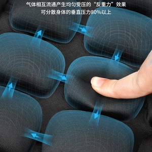 Funda de asiento inflable para vehículos eléctricos Kh-035, repuesto a prueba de golpes, efecto refrescante rellenable con agua en la parte trasera - Product Image 3