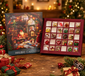 <span class=keywords><strong>Caja</strong></span> de Calendario de Adviento Navideño Personalizada para Empaque de Chocolate, <span class=keywords><strong>Caja</strong></span> Sorpresa de Lujo con 24 Días de Cuenta Regresiva y Divisores, Venta al Por Mayor - Product Image 1