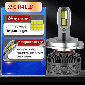 <span class=keywords><strong>2024</strong></span> nouvelle arrivée double faisceau H4 phare LED 120W 12000LM 6500K mise au point d'éclairage avec ventilateurs de haute qualité voiture remplacer ampoule - Product Image 5