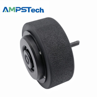 Kit moteur moyeu complet AMPSTech 6,5 pouces 24VDC IP67 150RPM 15Nm de couple continu avec pilote CAN double axe pour plateforme AMR