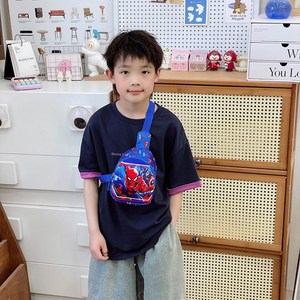 Nuova borsa per bambini, per ragazzi, alla moda ed elegante, portamonete a forma di cartone animato, borsa a tracolla, zainetto casual da esterno, piccola borsa a tracolla. - Product Image 4