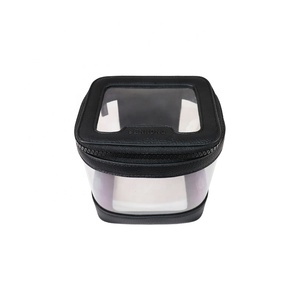 PU PVC Customize <b>Bag</b> Cosmetic <b>Bag</b> <b>transparent</b> Clear PVC PU Travel <b>Makeup</b> <b>Bag</b> Waterproof And Felt Cosmetic <b>bag</b> - Product Image 5