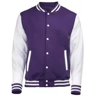 Giacche College personalizzate di alta qualità Hip Hop Button Up maglione giacca da uomo giacca da Baseball per uomo ragazzi