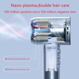 ไดร์เป่าผมอัตโนมัติ <span class=keywords><strong>Vivid</strong></span> <span class=keywords><strong>Vogue</strong></span> 2 in 1 ความเร็วสูง พร้อมที่ม้วนผม 12 โหมดเป่าผม ไดร์เป่าผมพลังสูง ไอออนบวกและไอออนลบ - Product Image 3