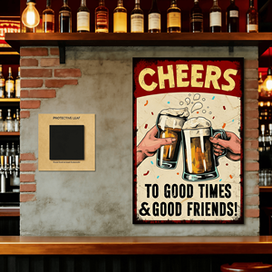 Affiche métallique personnalisée de <span class=keywords><strong>film</strong></span>, art mural vintage en métal, plaque décorative en étain pour la décoration de la maison, du bar ou du garage - Product Image 1