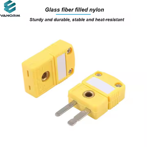 Conector de Termopar Tipo K de Plástico, Mini Termopar Tipo J-K/T/J/<span class=keywords><strong>E</strong></span>/<span class=keywords><strong>R</strong></span>/<span class=keywords><strong>S</strong></span>/<span class=keywords><strong>U</strong></span>, Conector Hembra para Panel - Product Image 3