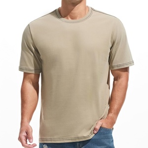 Men's Summer 100% Cotton Short Sleeve T-Shirt Breathable Quick Dry 3D Pattern Custom Logo Sublimation <b>Transfer</b> - Product Image 5
