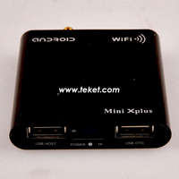 Mini PC Android 4 H24, boîtier TV intelligent Android avec chipset HDM-I A10 Cotex A8 1.2G GPU, Andrio DDR3, mémoire flash NAND intégrée, carte TF 4 Go