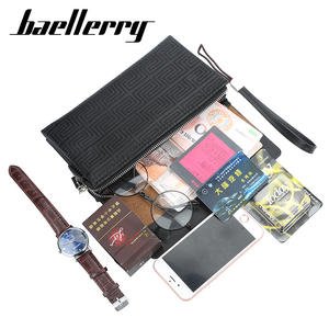 Baellerry Vintage grande capacità multifunzionale titolare della carta da uomo alla moda <span class=keywords><strong>portafoglio</strong></span> telefono in pelle sintetica vegano impermeabile lungo - Product Image 5