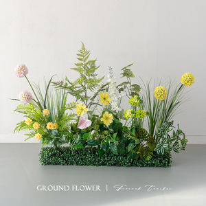 Fleurs artificielles en soie faites à la main <span class=keywords><strong>Monet</strong></span> Garden pour aménagement paysager, décoration, accessoires d'affichage commercial - Product Image 1