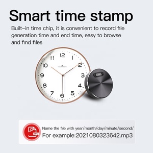 Nhỏ Kỹ Thuật Số Ghi Âm Bằng Giọng Nói Ghi Âm Kích Hoạt <span class=keywords><strong>Micro</strong></span> Âm Thanh <span class=keywords><strong>Dictaphone</strong></span> 8/16/32GB MP3 Máy Nghe Nhạc Mini Máy Ghi Âm - Product Image 5