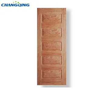 Interior Wood Door Teak Veneer Hdf Molded Door