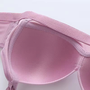 Sujetador Deportivo Sin Costuras para Mujer, con Espalda Cruzada, Copa Fina, Tallas Grandes, Cómodo, Transpirable, Push-up, Diseño Sólido Ajustable - Product Image 4
