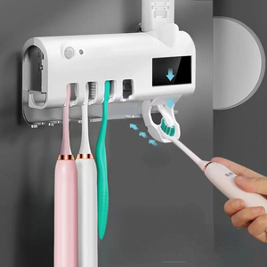 Wholesale Smart Home Appliances Multifunctional Induction Holder Automatic <b>Toothpaste</b> Squeezing Hole Free Wall Mounted - Product Image 1